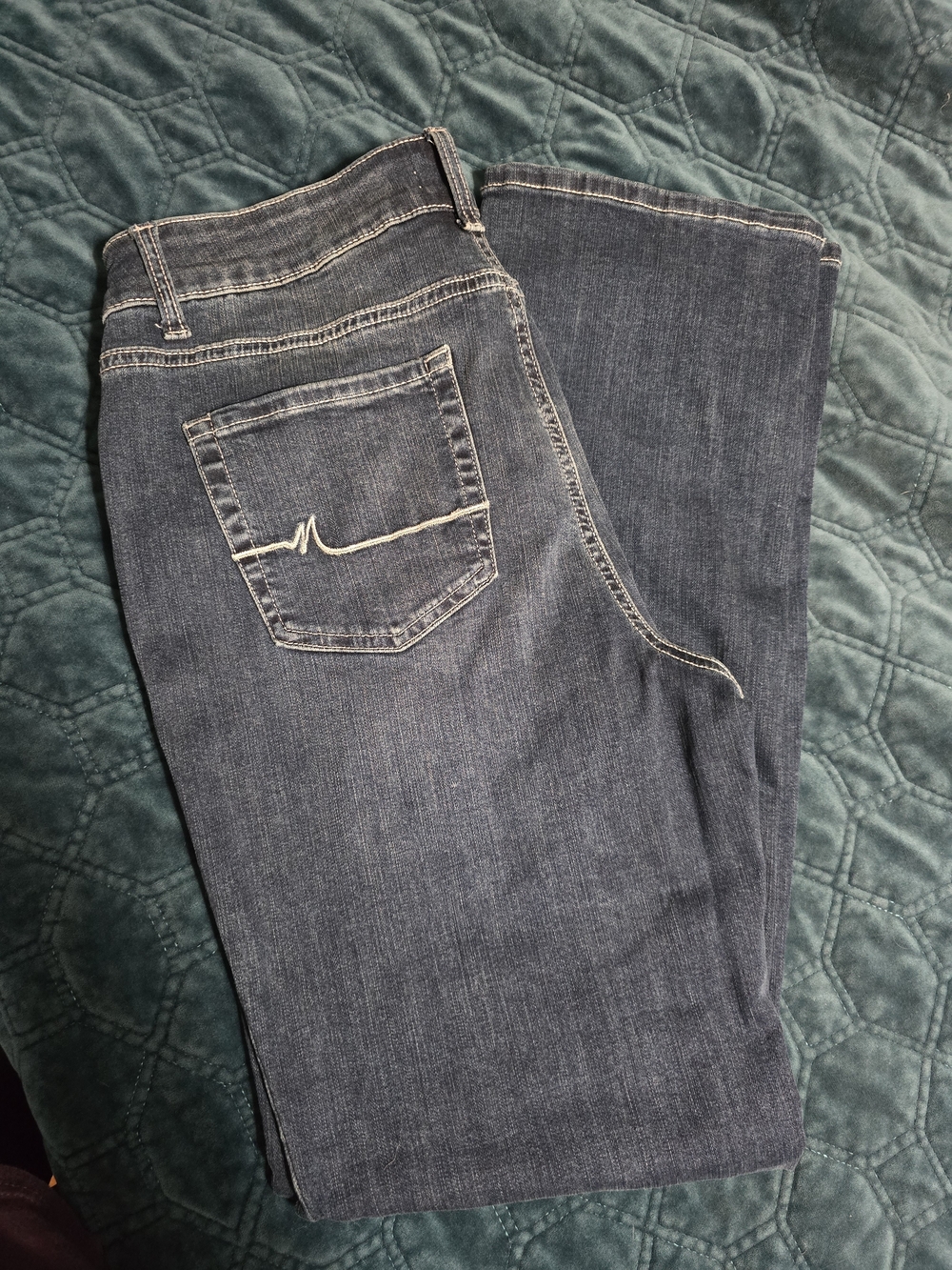 Maurices Dark Blue Midrise Straight Leg Jeans